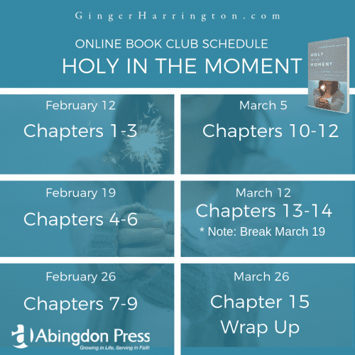 Holy in the Moment Book ClubLet's Get Started! Ginger Harrington
