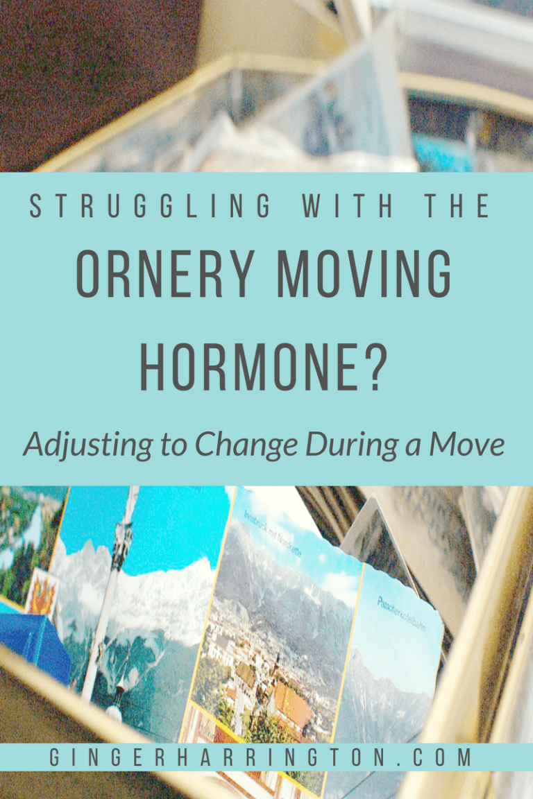 Adjusting to Change During a Move Ginger Harrington