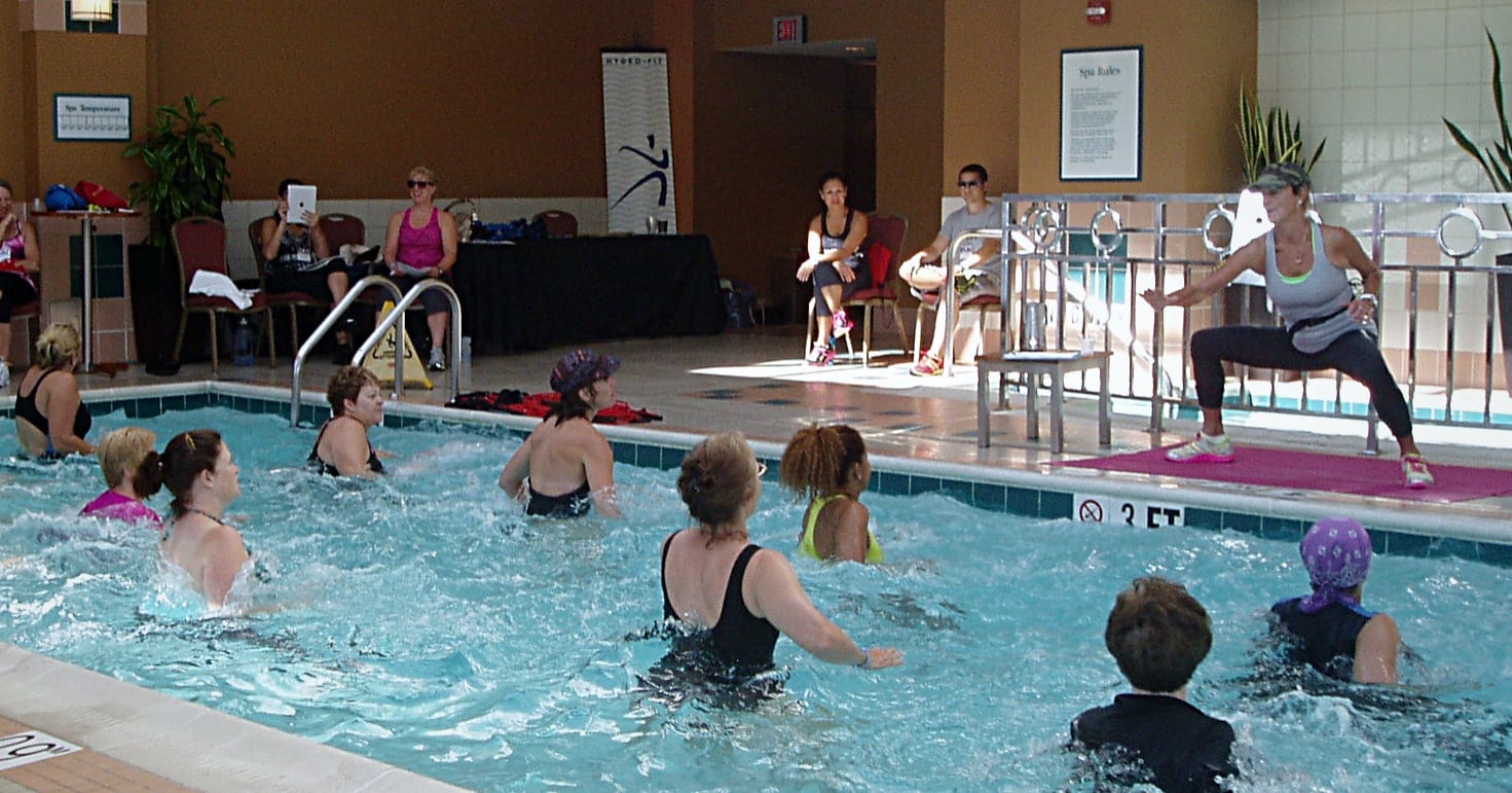 Training instructors at DCAC Fitness Convention Ginger Harrington