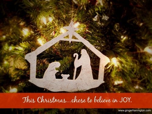 Nativity Chrismon Ornament with text 2