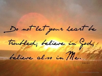 Simple Things, Worry, John14, trusting God