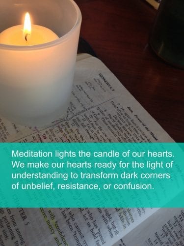 Simple ways to meditate on God's Word