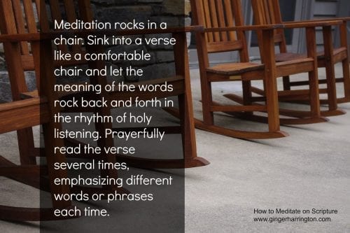 Meditate on God's Word