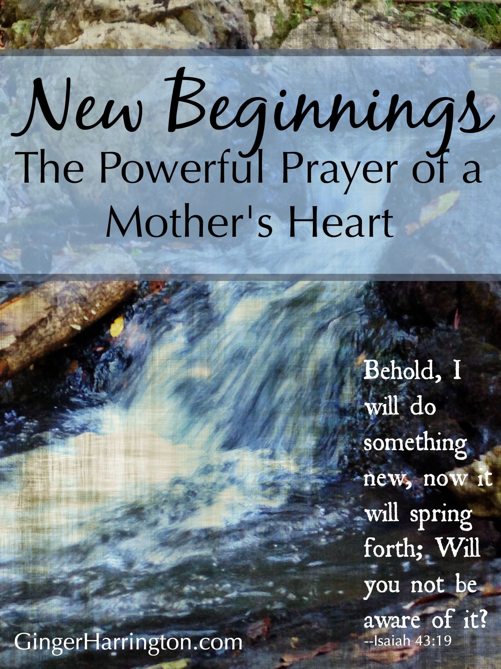 prayer for new beginnings