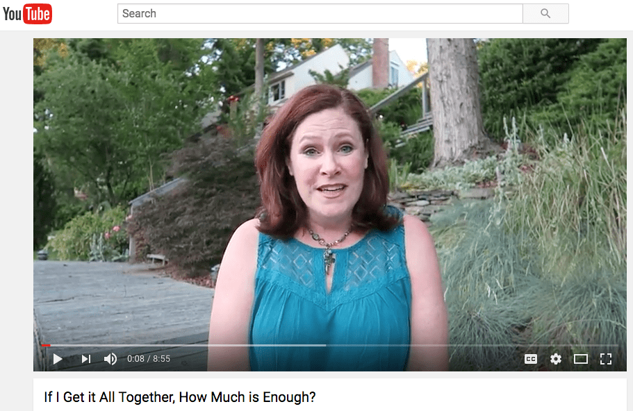 Join me for a fun video and find freedom from the "trying to get it together" life.