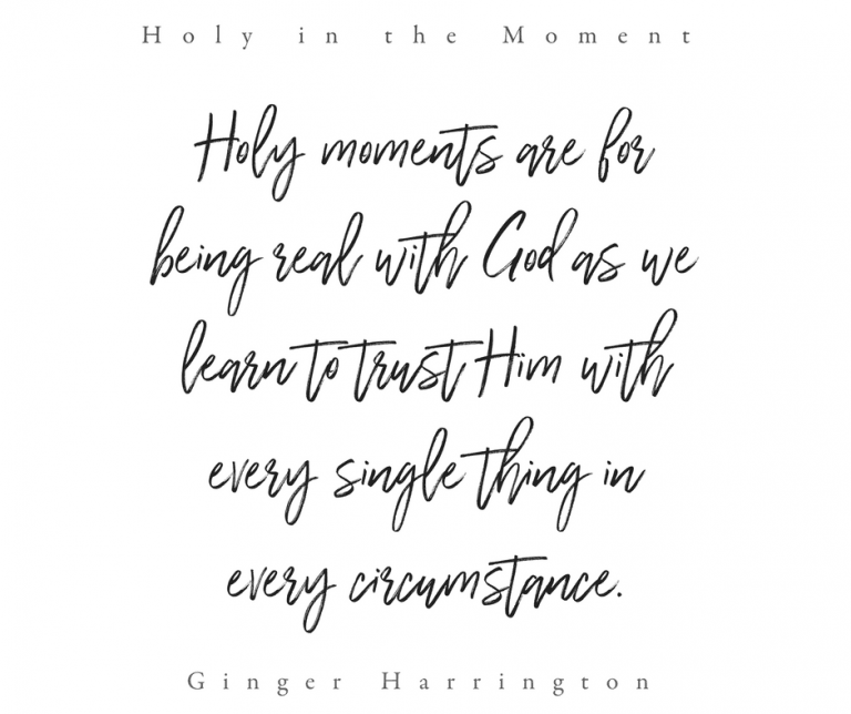 Celebrating the Release of Holy in the Moment! | Ginger Harrington