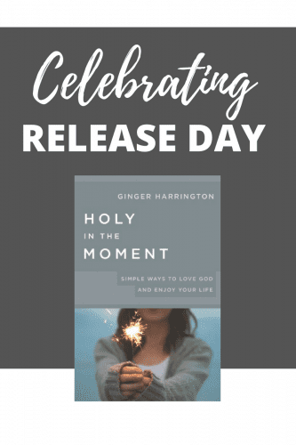Celebrating the release of Ginger Harrington's debut book, Holy in the Moment.