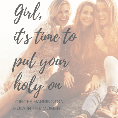Have you got your holy on? Enjoying life comes down to the choices we make in the moment. Holy in the Moment is a book to learn simple ways to love God, embrace truth, and enjoy the life of Christ as God makes you holy and whole. 