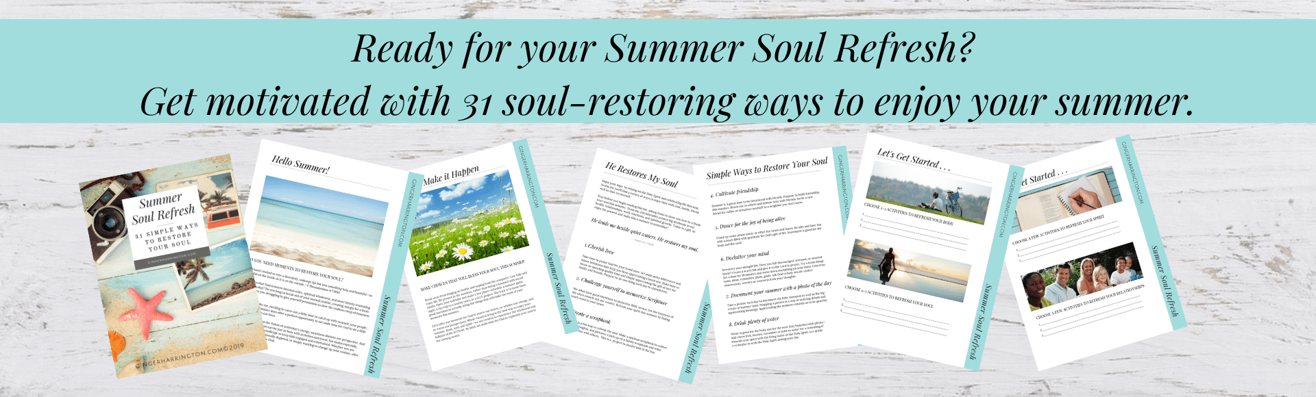 Break up with busy with 31 of our best ideas to refresh your soul this summer. Simple inspiration for Christian women to take time to nurture their soul this summer. 