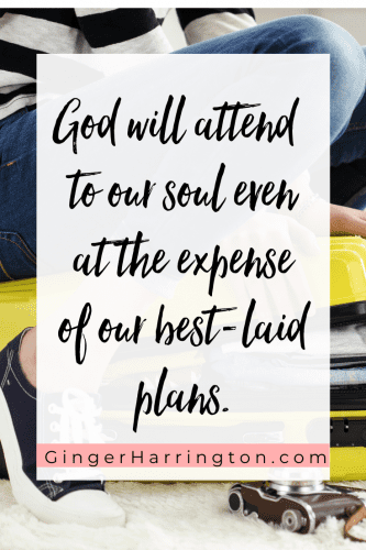 Discovering God's best when things don't turn out like you plan reveals unexpected blessings even in discouragement. My plan was doing; God's plan was about being. . . 