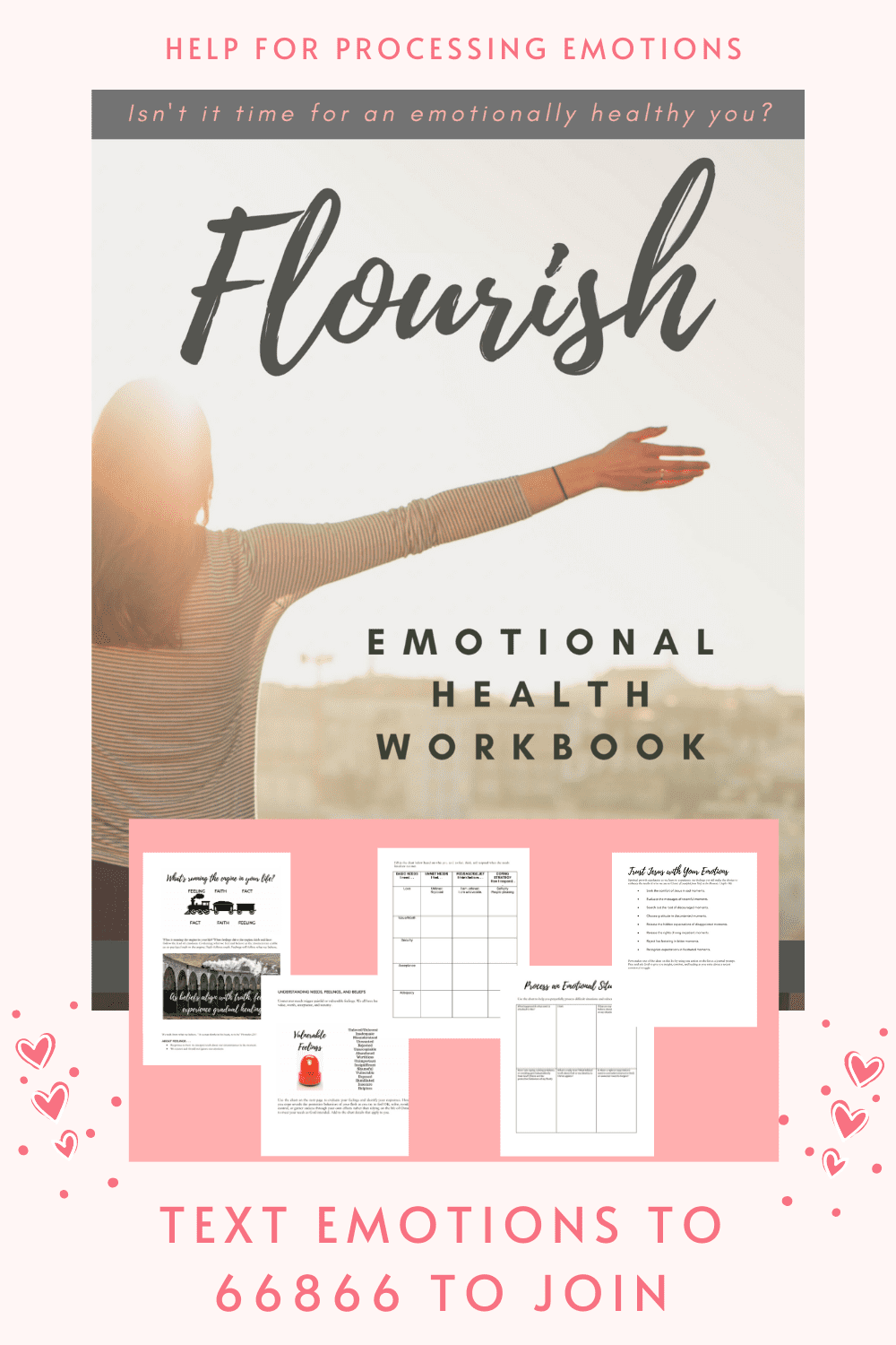Devotional Workbook from Ginger Harrington will help you understand and process feelings for an emotionally healthy you. Learn practical tools for the deep soul work of processing your emotions with God.