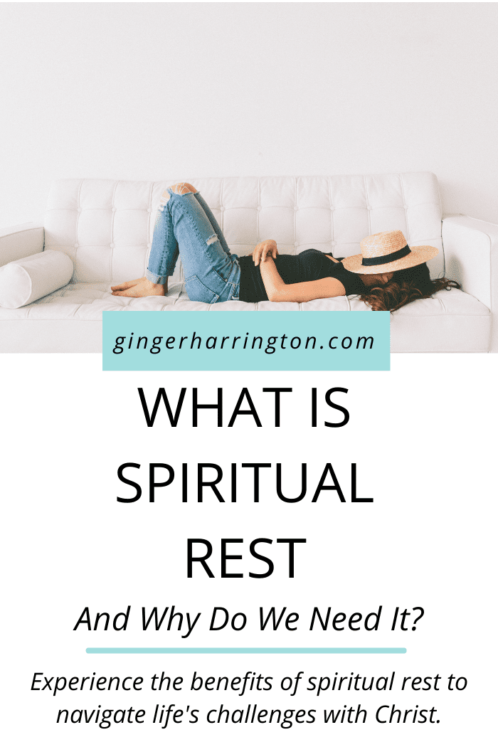 What is the meaning of spiritual rest and why is finding rest for our soul important? Spiritual rest is easy to overlook until we face the burnout of mental, emotional, or physical exhaustion. Worry, anxiety, anger, frustration, bitterness, unforgiveness, and stress burden our souls. Different from self-care, soul care restores our spirit, empowering us to experience peace and perseverance when we face challenges. Inspiration to rest for Christian women struggling with worry over the problems of life. Matthew 11:28-30 teaches us to rely on Christ and trust him with our challenges.