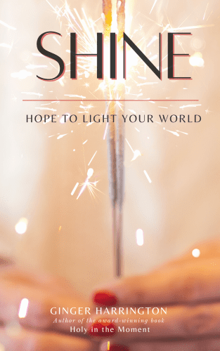 Light of sparkler signifies the light of Christ in this book cover 