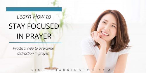 Learn how to overcome the frustration of distraction and wandering thoughts when you try to pray. Try a few of these 10 practices to increase your focus as you draw near to God in prayer. Find what works for you to develop a deeper prayerlife to grow your faith and draw near to God. 