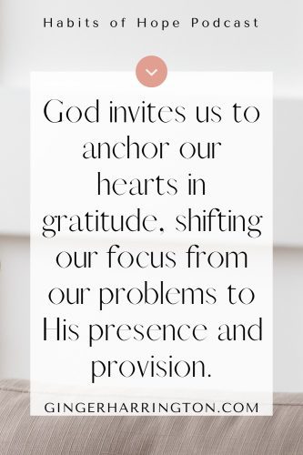 Gratitude quote on blurred neutral background